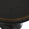 Black Wood and Glass Farmhouse Cake Stand with Cloche, 14" x 12" x 12"